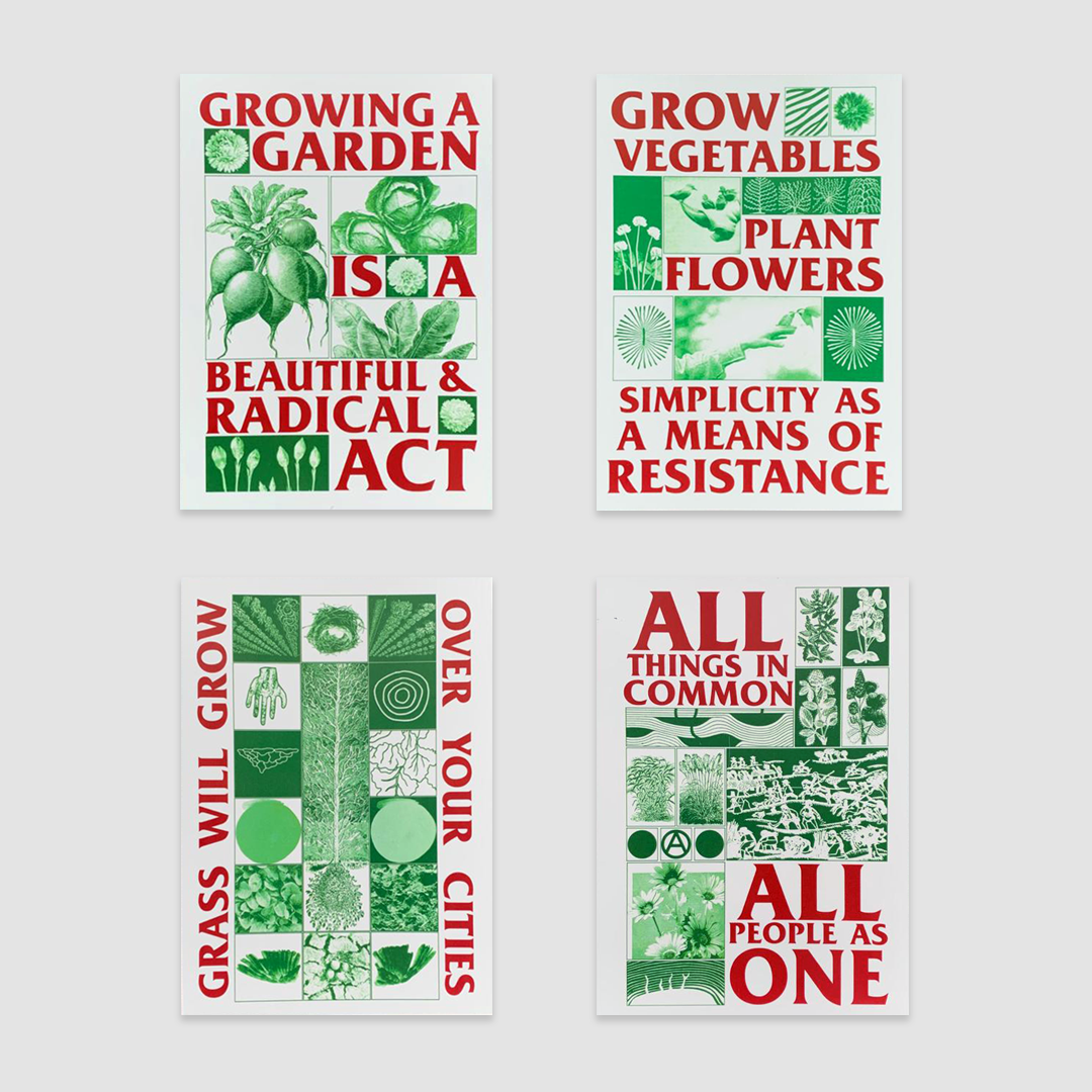 Radical Gardening postcard set