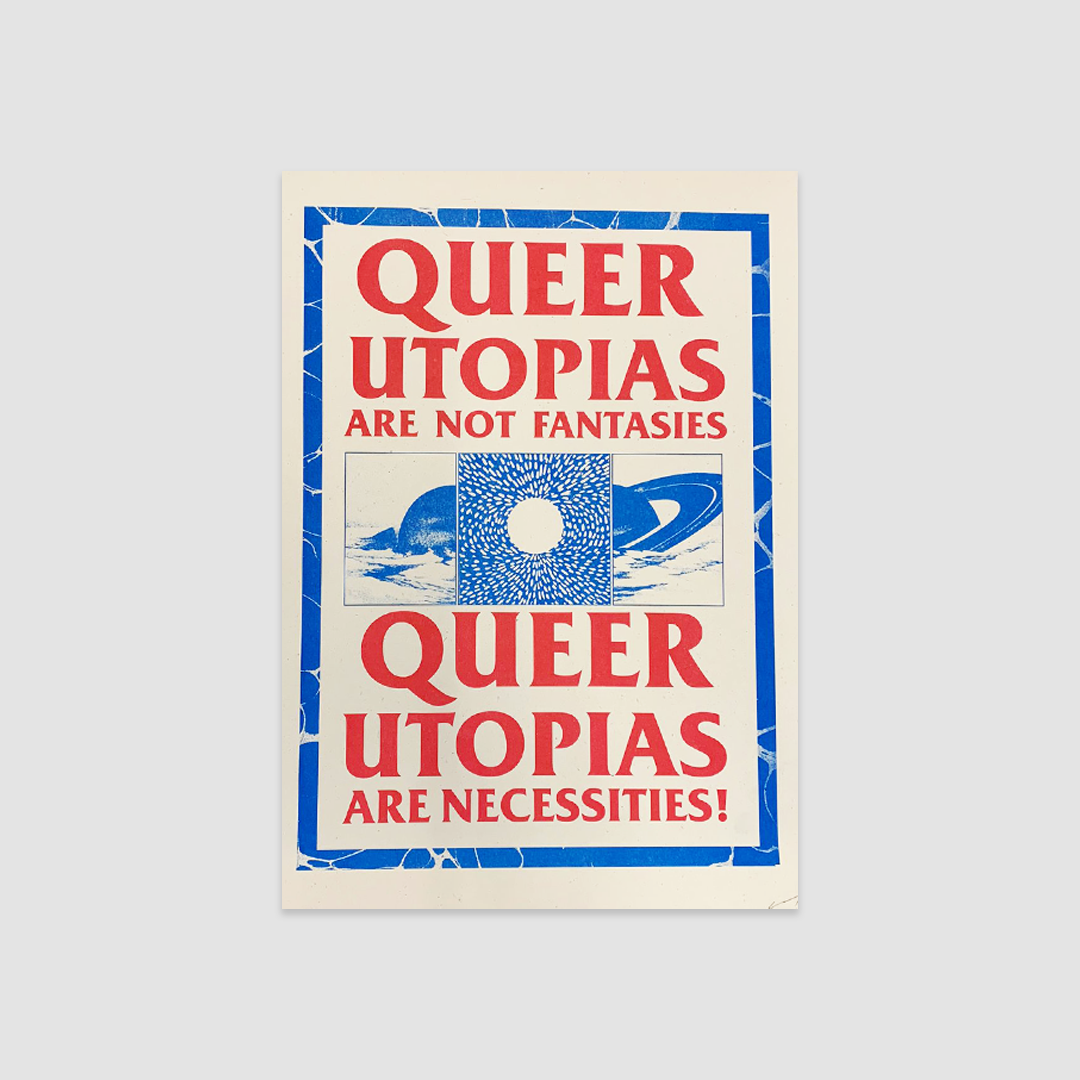 Queer Utopias A3 Riso Print